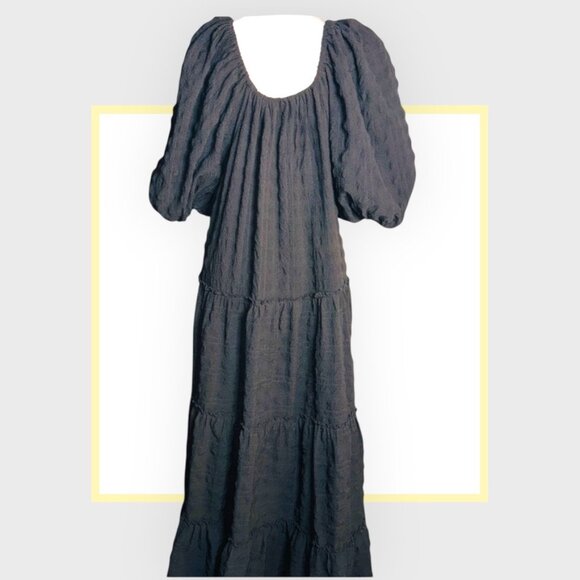 Zara - Flowy textured maxi dress - Picture 3 of 4